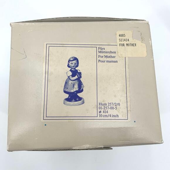 Goebel Hummel FOR MOTHER #257 W. Germany Figurine W/ Box COA Signed Mother’s Day - Picture 8 of 13